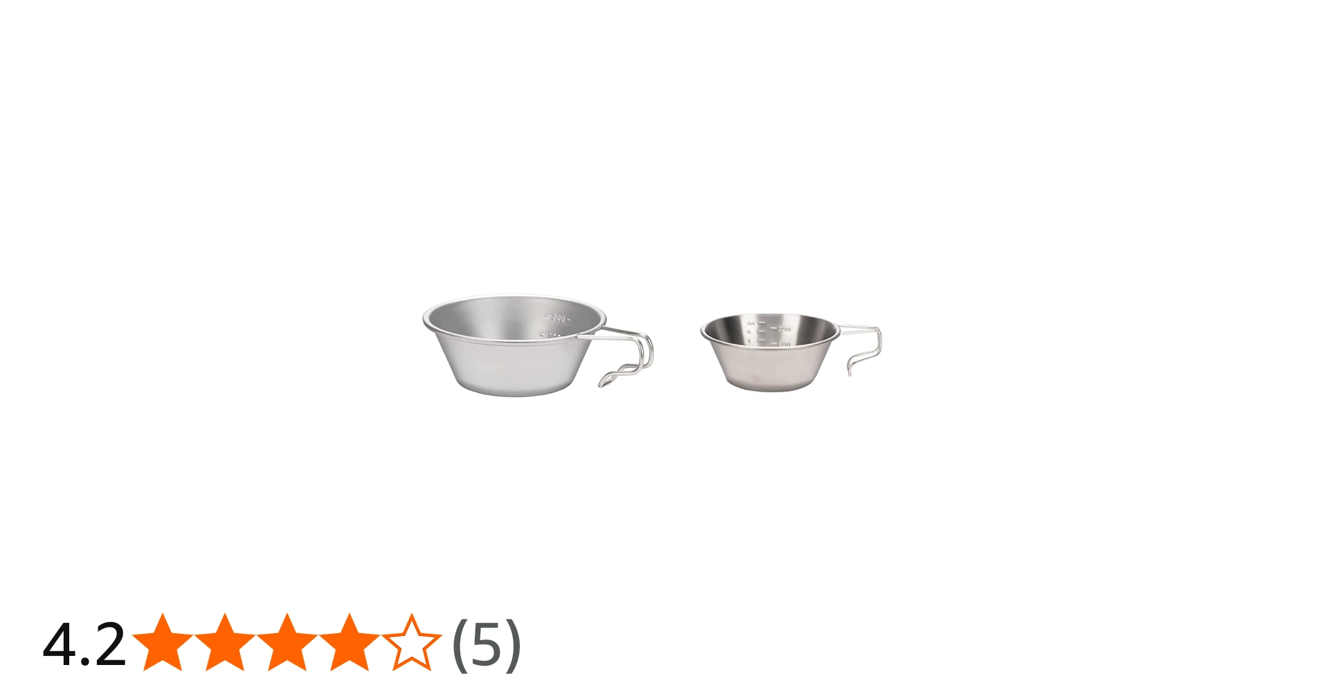 Amazon | スノーピーク(snow peak) シェラカップ SUS:Ti セット