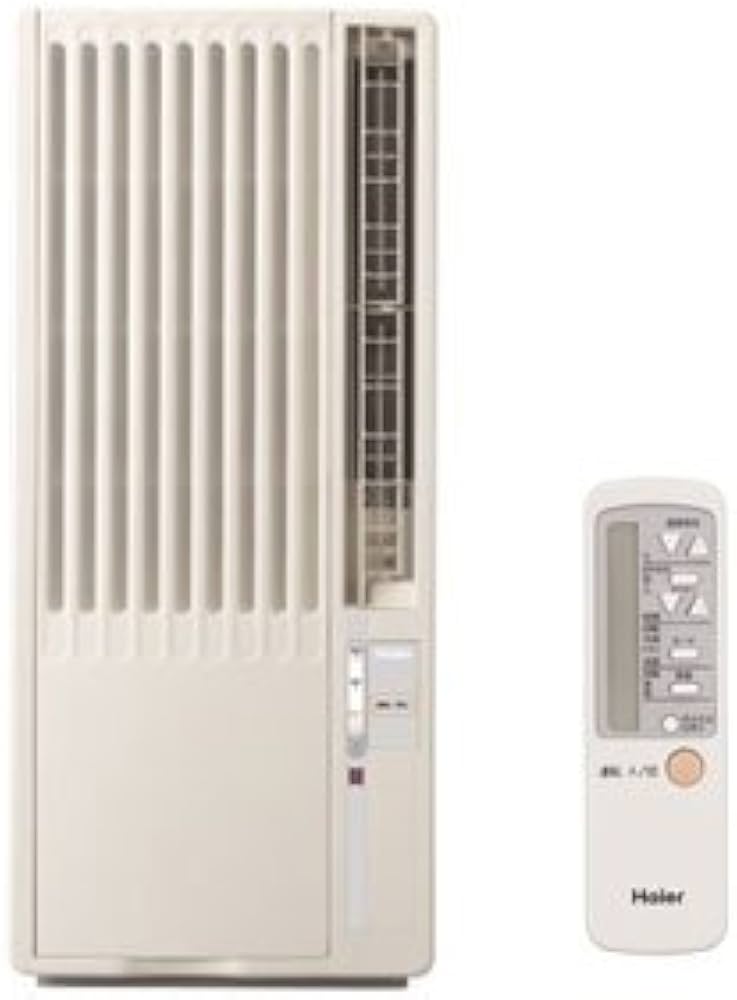 Amazon | JA-16M-W ホワイト 冷房専用(1.40kW) | Haier | 窓用エアコン