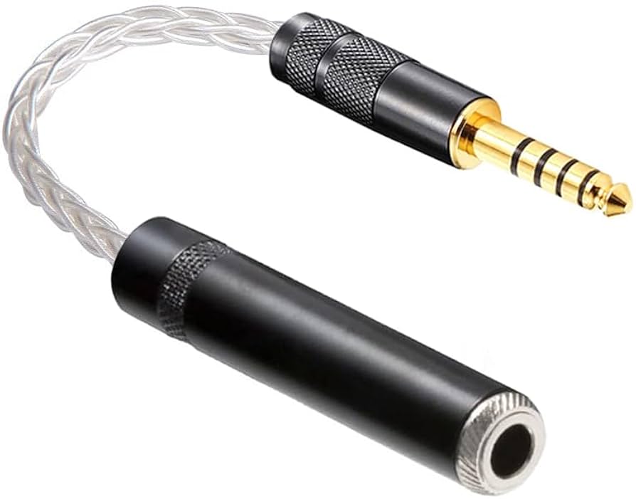 Amazon | luxferre 4.4mm 6.3mm 変換 ケーブル 4.4 6.3 変換 10CM 4.4