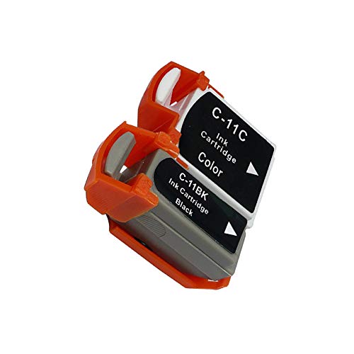 Amazon.co.jp: BCI-11BLACK + BCI-11COLOR 4色2本 ブラック シアン