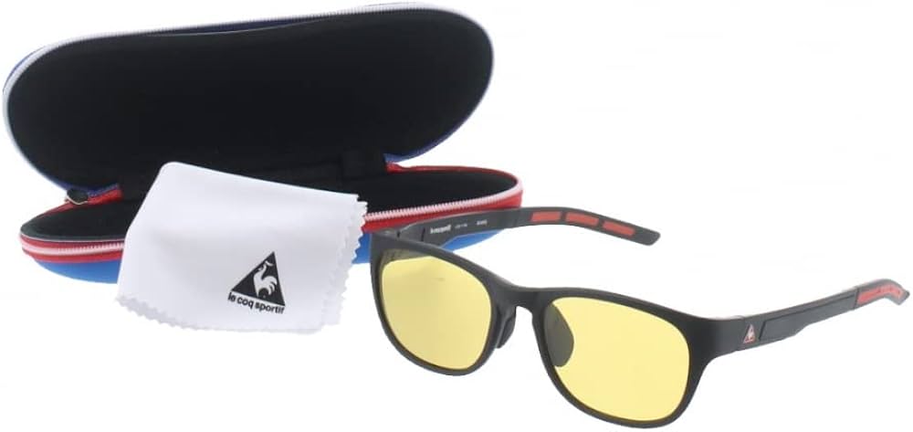 Amazon | [ルコックゴルフ] ゴルフ サングラス LCG-115A-52-BKMRE | le