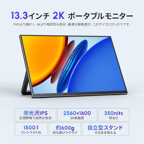 Upperizon - G-133Q モバイルモニター の評価 | SHOPSTAFF