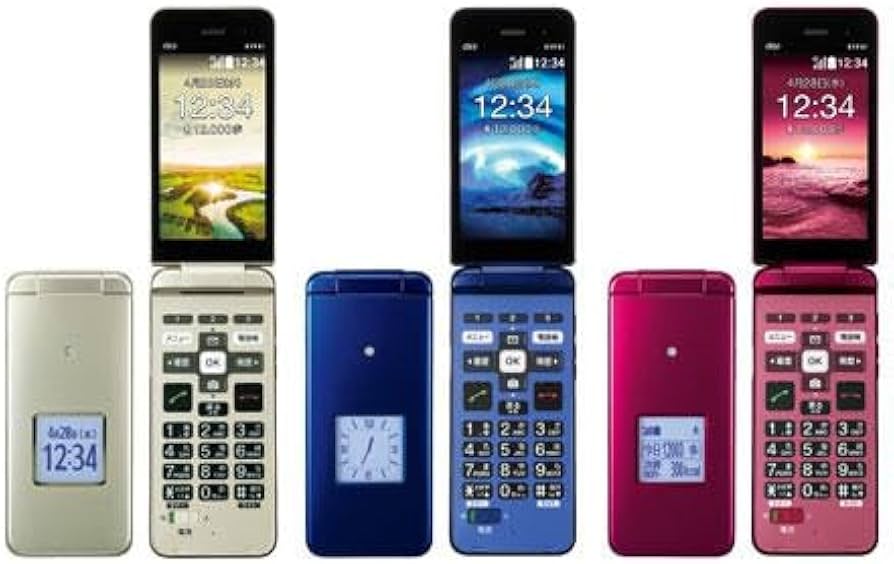 Amazon | 京セラ かんたんケータイ KYF41 シャンパンゴールド au版 SIM