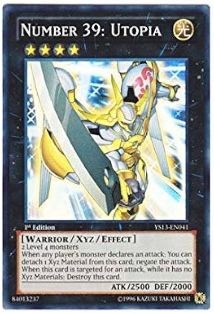 Amazon.co.jp: 遊戯王 英語版 YS13-EN041 Number 39: Utopia No.39