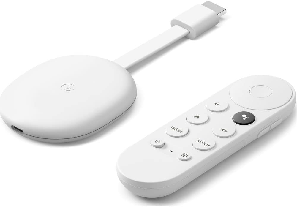 Google Chromecast with Google TV (4K) Snow – Streaming