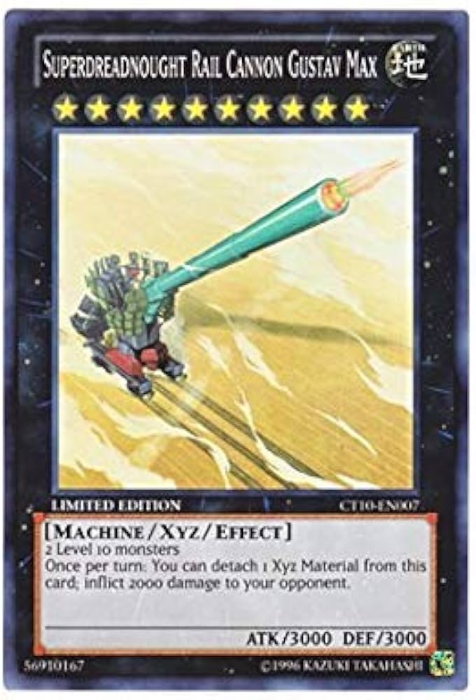 Amazon.co.jp: 遊戯王 英語版 CT10-EN007 Superdreadnought Rail