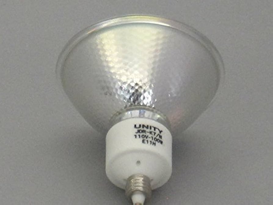 Amazon | ユニティ ハロゲン電球 JDR110V80W 径70mm E11 中角 ダイクロ