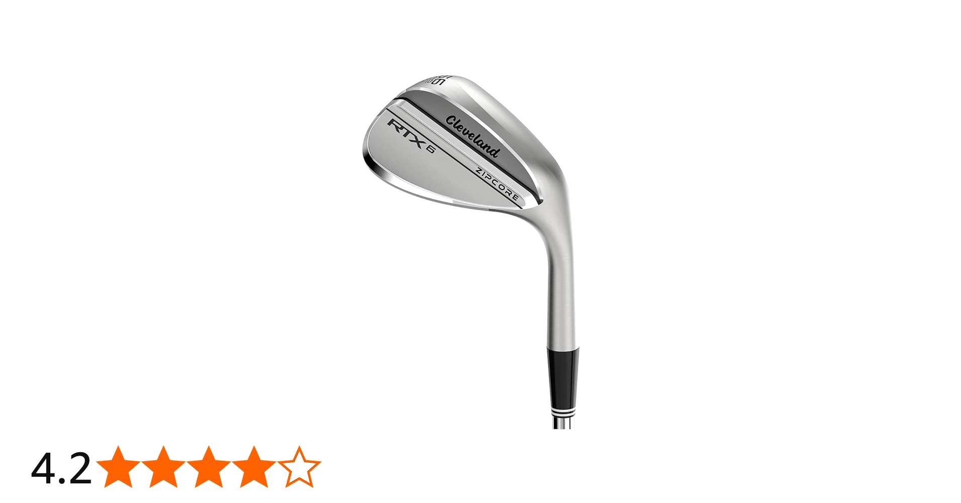 Cleveland Golf RTX 6 Zipcore Wedge, Tour Satin, 54 Degrees, Mid