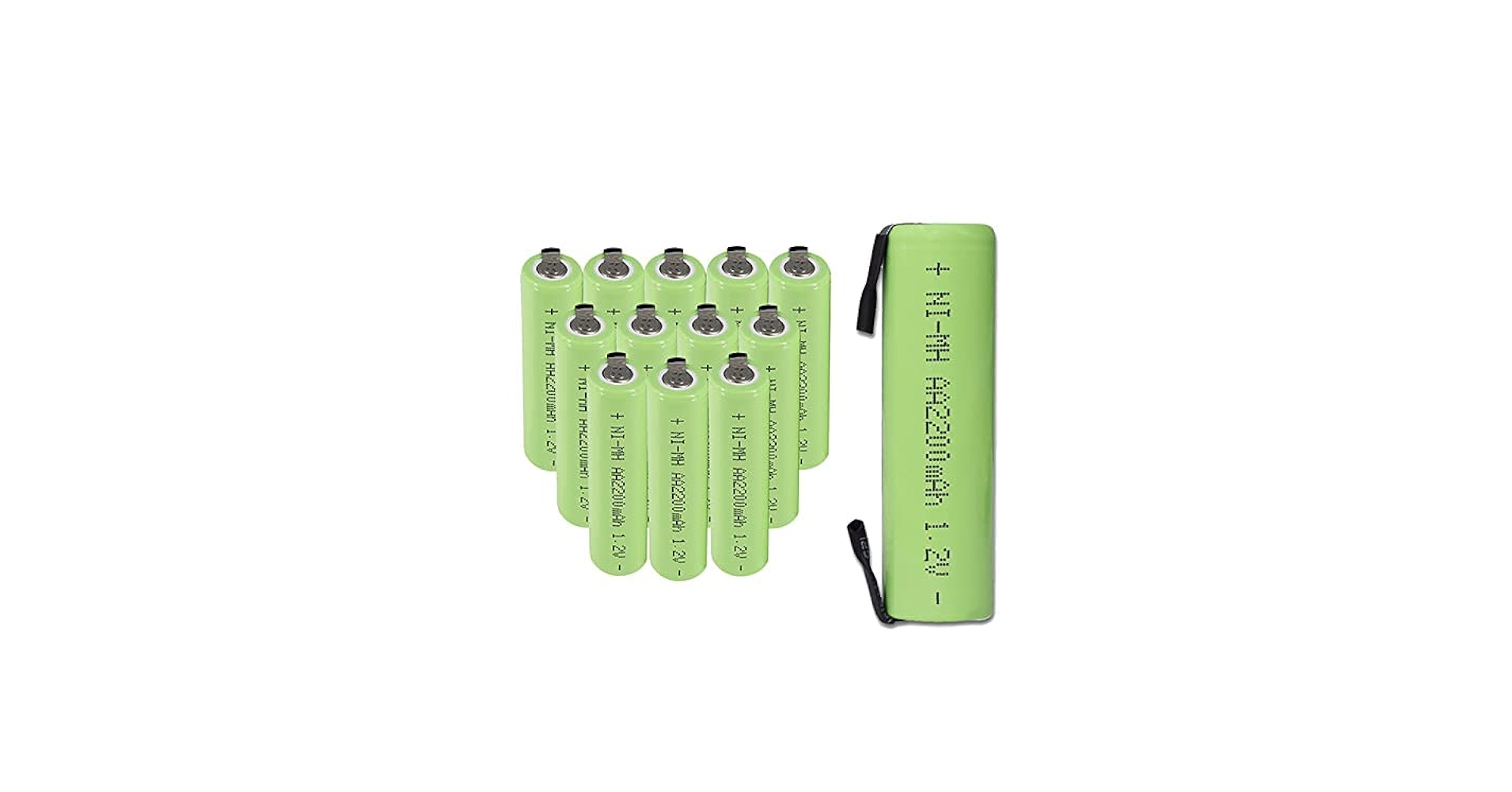 Amazon | XINGWEI 単3形 ニッケル水素電池 1.2V充電池、2200 mAh (12本