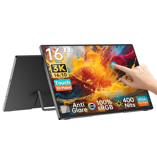 Amazon.co.jp: Intehill モバイルモニター 3k タッチモニター 16