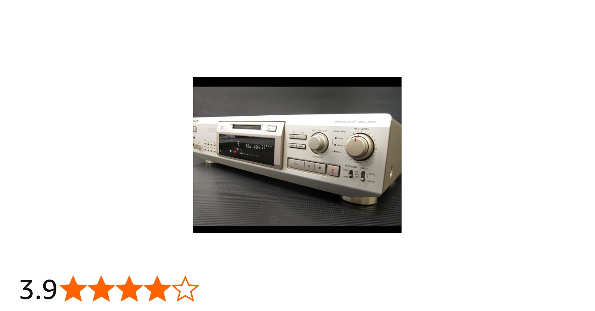 Amazon | SONY ソニー MDS-JE700 MDレコーダー | Sony | ディスク