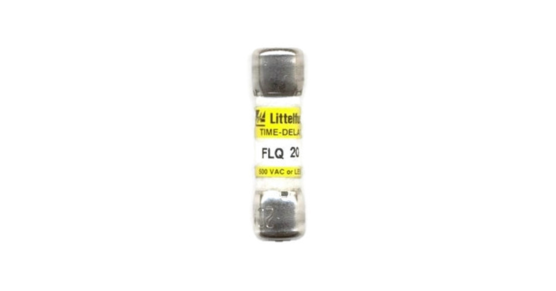 Littlelfuse FLQ-20 (FLQ20), 20 Amp (20A) 500V, Slow Blow, Time