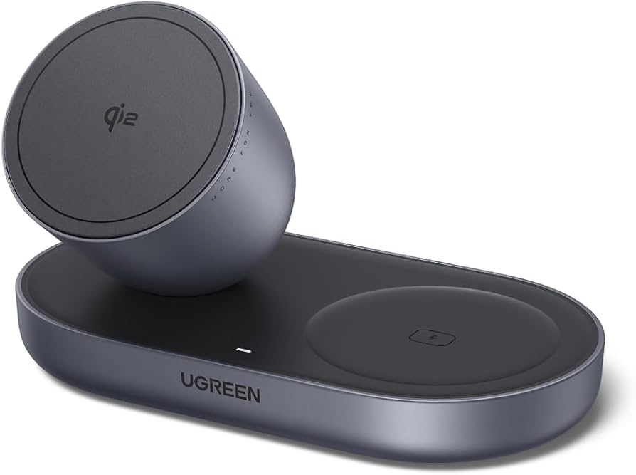 Amazon.co.jp: UGREEN Zapix ワイヤレス充電器 MagSafe 15W Qi2認証 2