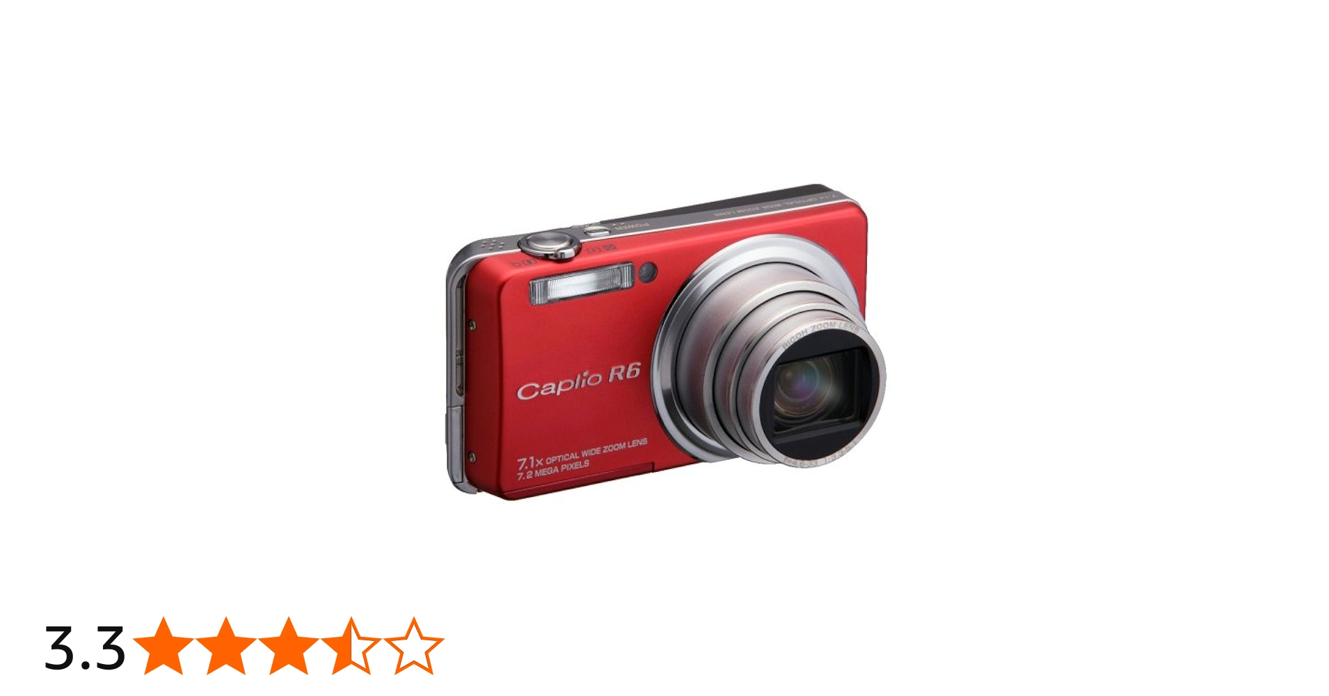 Amazon | RICOH デジタルカメラ Caplio (キャプリオ) R6 レッド