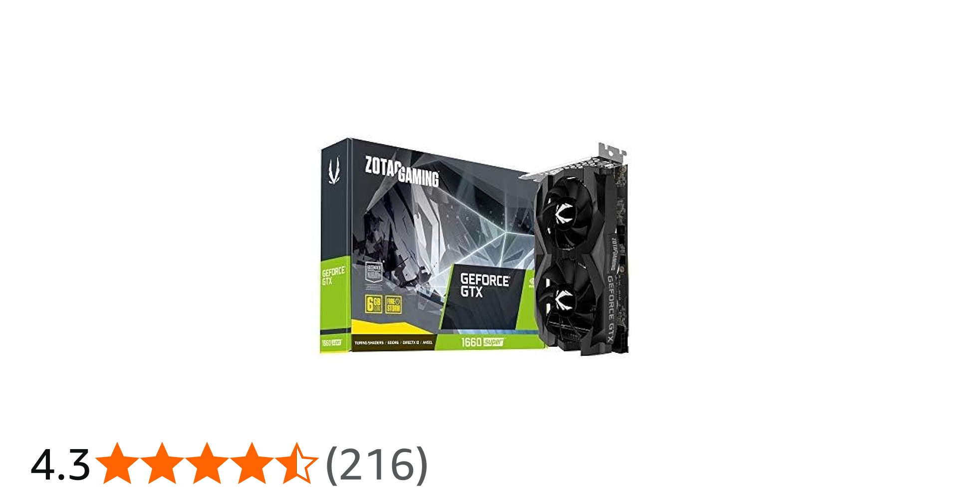 Amazon | ZOTAC GAMING GeForce GTX 1660 SUPER Twin Fan グラフィック