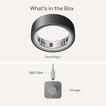 Amazon.com: Oura Ring 4 - Stealth - Size 9 - Size Before You Buy