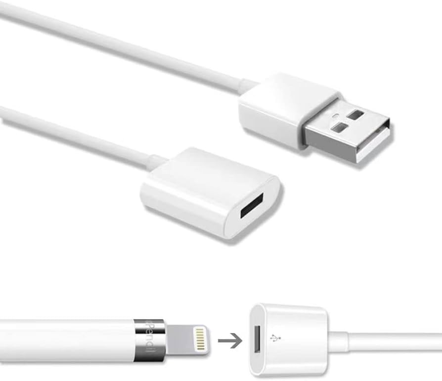 Amazon.com: for Apple Pencil Charger,1Pack 3.3FT USB A to