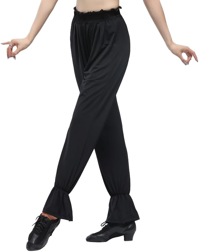 Amazon.co.jp: [oivvio] 社交ダンス パンツ 練習着 ラテン モダン