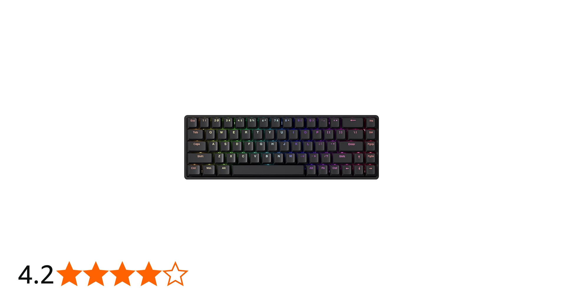 Amazon.co.jp: ゲーミングキーボード ATK 68 Black L マグネティック