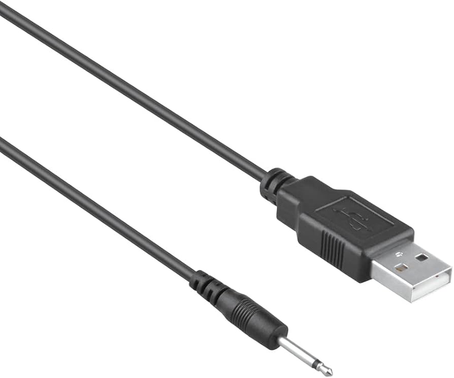 Amazon.com: J-ZMQER 3ft Black USB DC Power Adapter Charger Cable