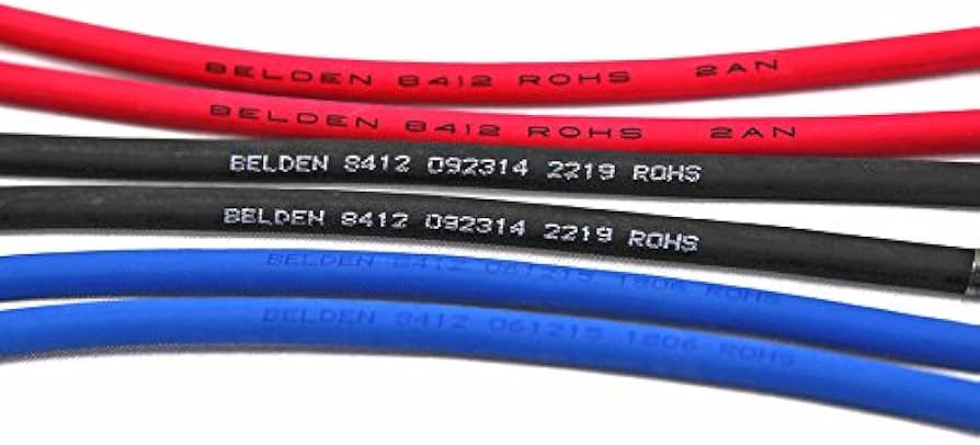 Amazon | プロケーブル 【米国製】BELDEN ベルデン 8412(黒) RCA-RCA