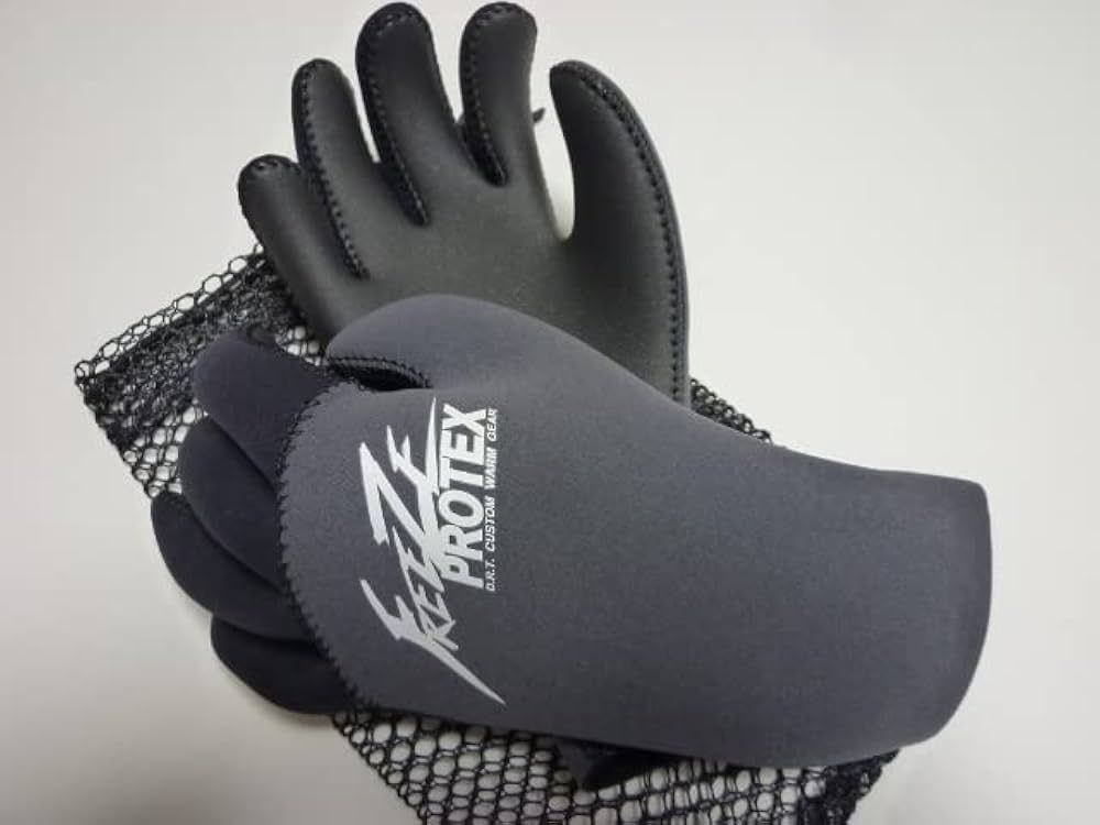 Amazon.co.jp: 新色 DRT ネオプレーングローブ グレー Lサイズ Freeze