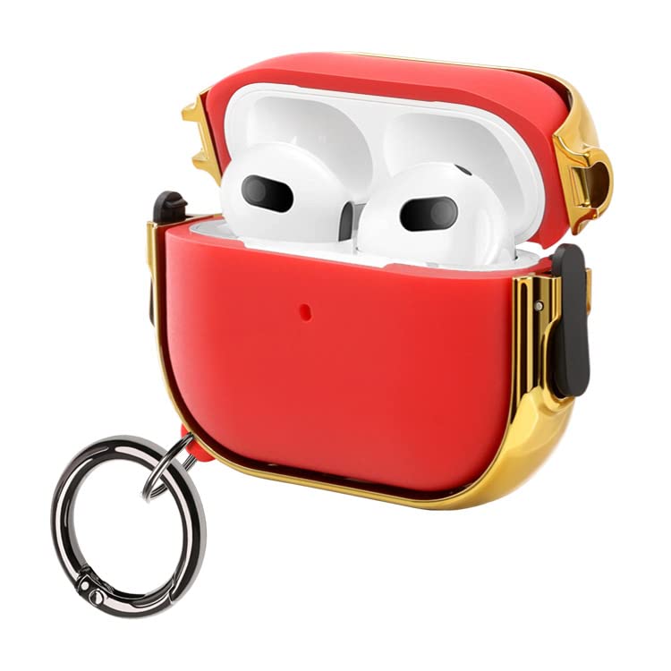 Amazon | ZENIX DESIGN TECH Airpods 第3世代 用 ケース カラビナ付き