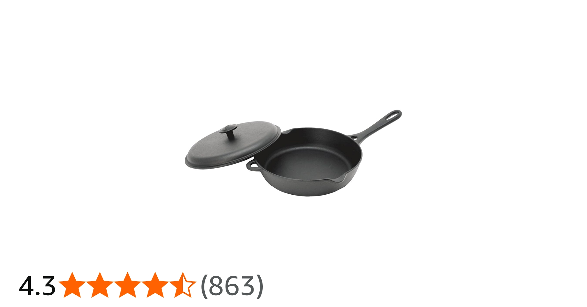 Amazon｜岩鋳 Iwachu フライパン24蓋付 黒焼付 内径23.5cm IH対応 南部