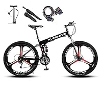 Amazon | Esluve マウンテンバイク 26インチ 21段変速 折りたたみ