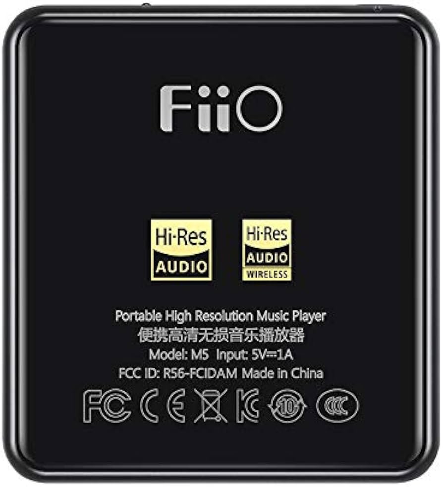 Amazon.co.jp: FiiO フィーオ M5 ブラック FIO-M5-B ハイレゾ対応