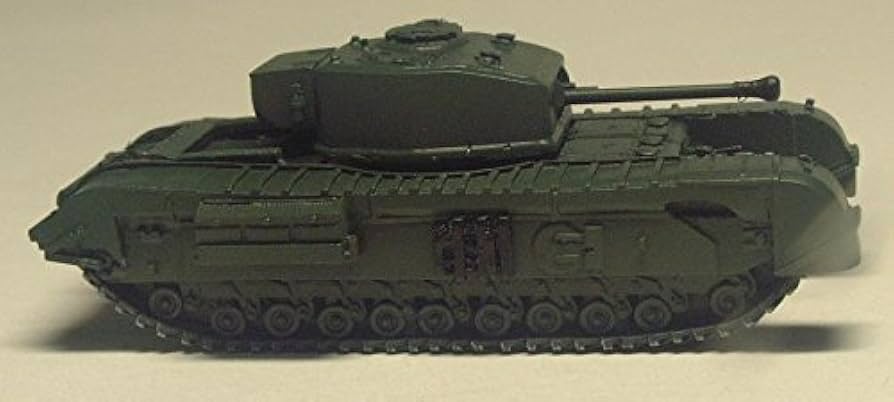 Amazon | イギリス チャーチル歩兵戦車 Mk．Ⅶ 1/144 塗装済み完成品
