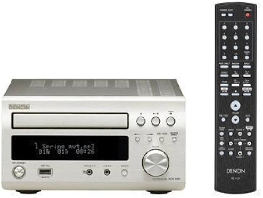 Amazon.co.jp: Denon CDレシーバー iPod対応 プレミアムシルバー RCD