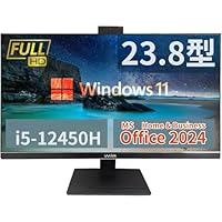 Amazon.co.jp: 【MS Office H&B 2024】wajun 狭額縁一体型PC XS24D