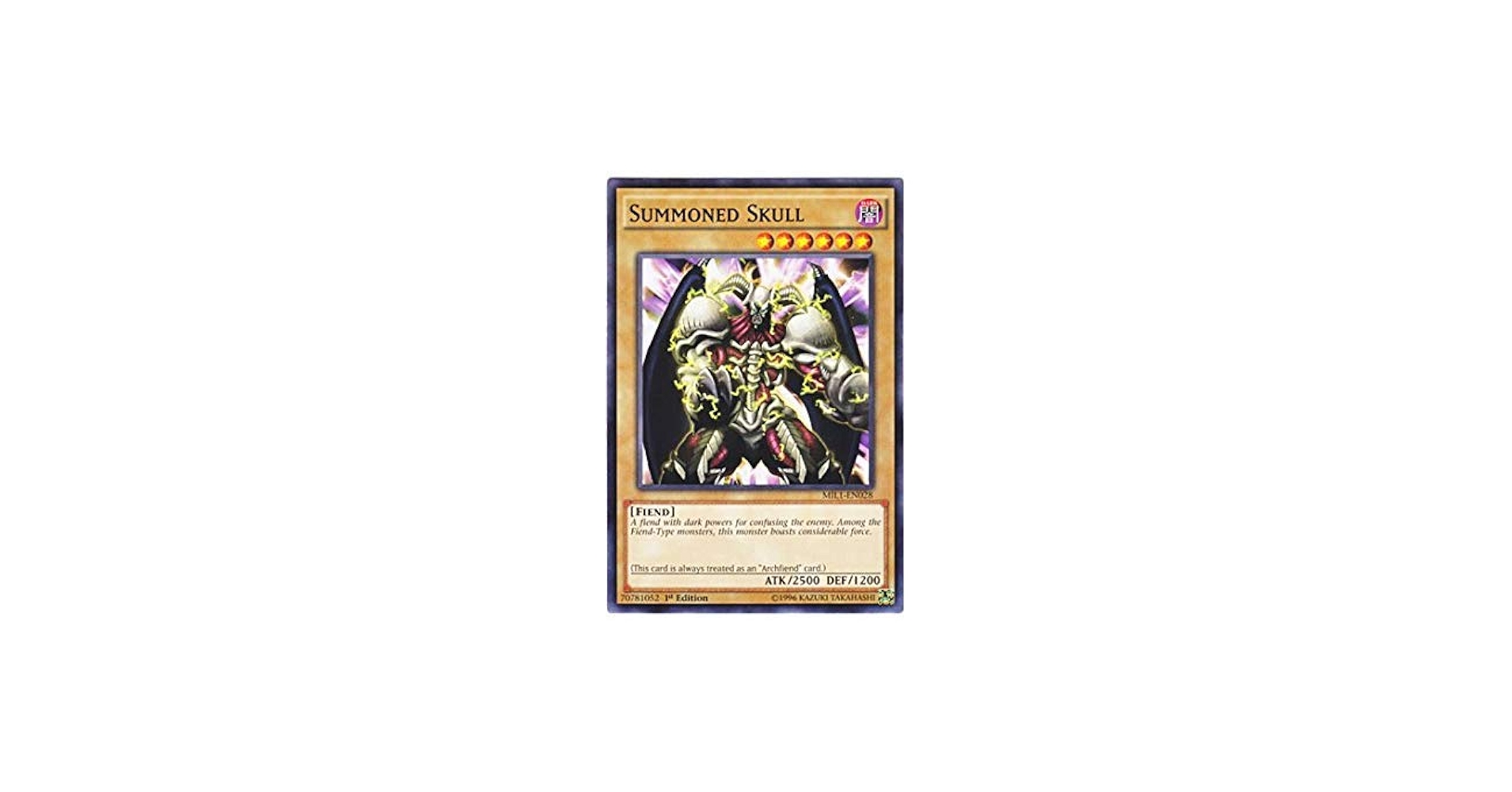 Amazon.co.jp: 遊戯王 英語版 MIL1-EN028 Summoned Skull デーモンの