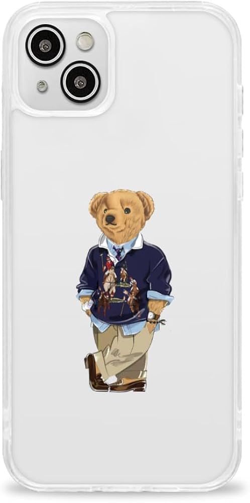 Amazon.co.jp: くま ポロベアー bear polo bear iPhone 15Plus ケース