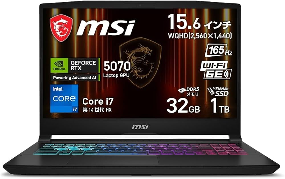 Amazon.co.jp: MSI ゲーミングノートPC Katana 15 HX 【Core i7 HX