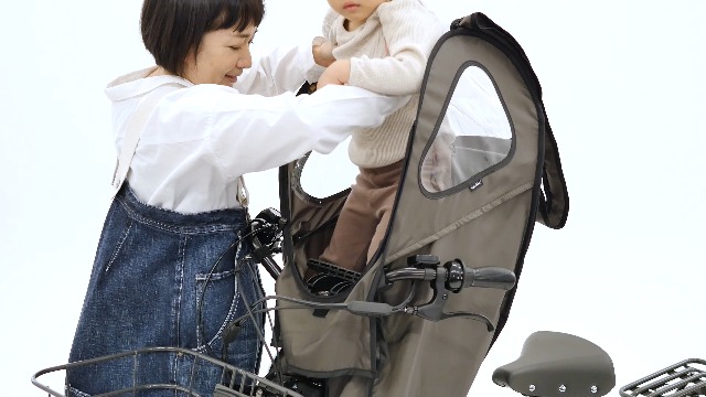 Amazon | norokka(ノロッカ) 自転車 子供乗せ レインカバー 前