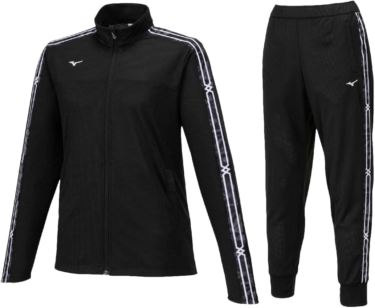 Amazon | [ミズノ] ジャージ レディース 上下セット 32MCB820 ブラック