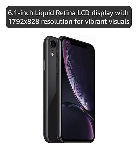 Amazon.com: Apple iPhone XR, 64GB, Black - Unlocked (Renewed