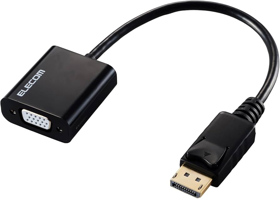 Amazon.co.jp: エレコム DisplayPort to VGA 変換アダプタ 1920×1200