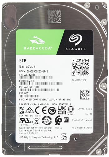 Amazon | (5TB, BarraCuda) - Seagate BarraCuda 5 TB 2.5 inch