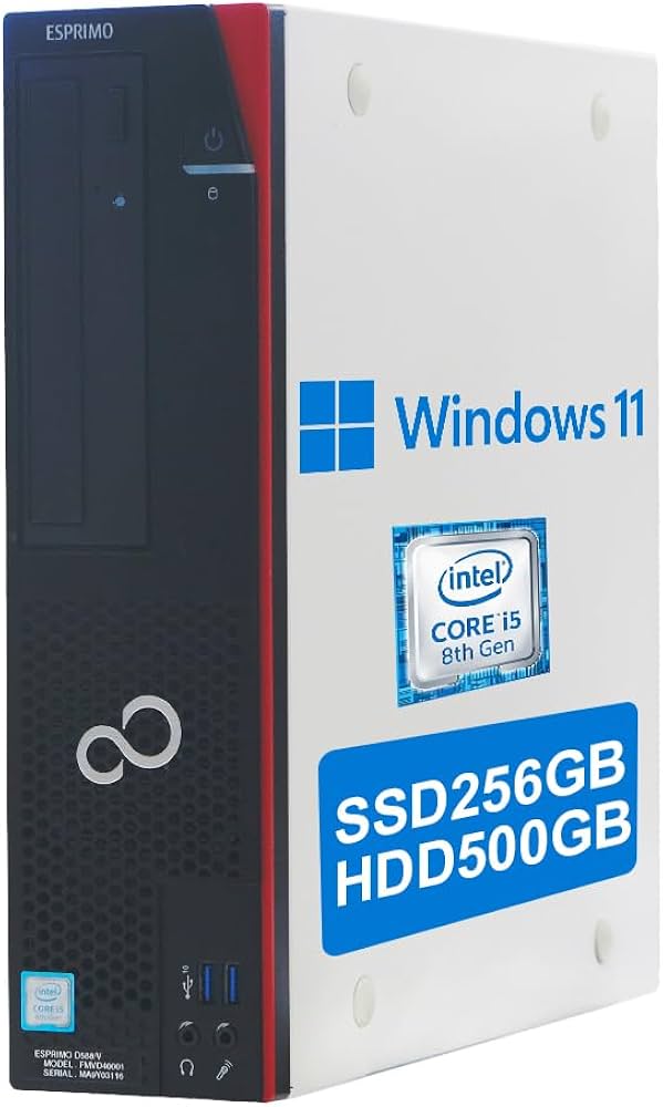 Amazon.co.jp: デスクトップパソコン 富士通 ESPRIMO D588 Windows11