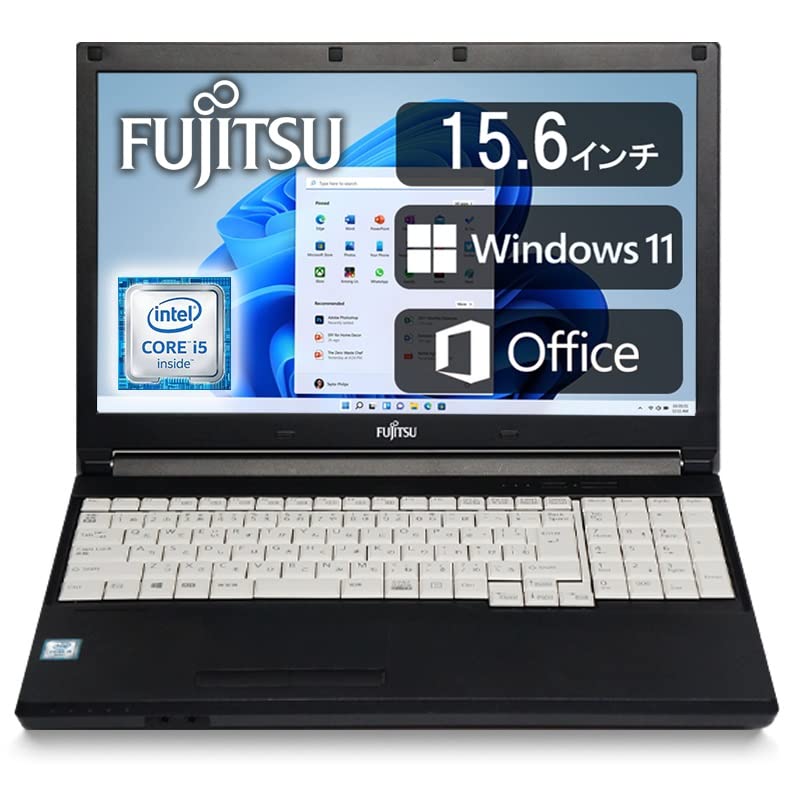 Amazon.co.jp: 富士通 ノートPC A576/15.6型/テンキー付き/MS Office