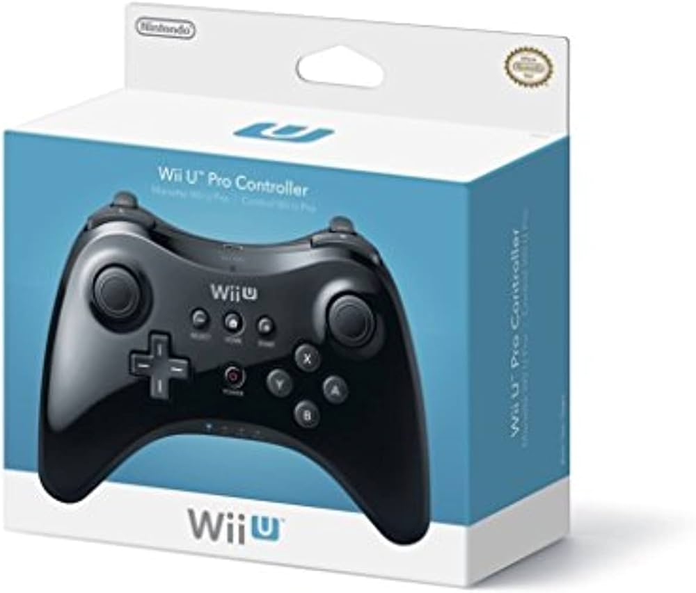Amazon.com: Nintendo Wii U Pro Controller - Black (Renewed
