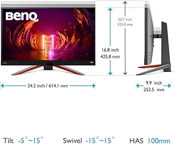 Amazon.com: BenQ MOBIUZ EX2710S Gaming Monitor 27