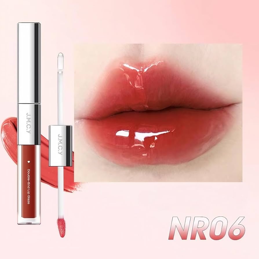 Amazon | JMCYリップグロス 2in1 ダブルエンド リップティント リップ