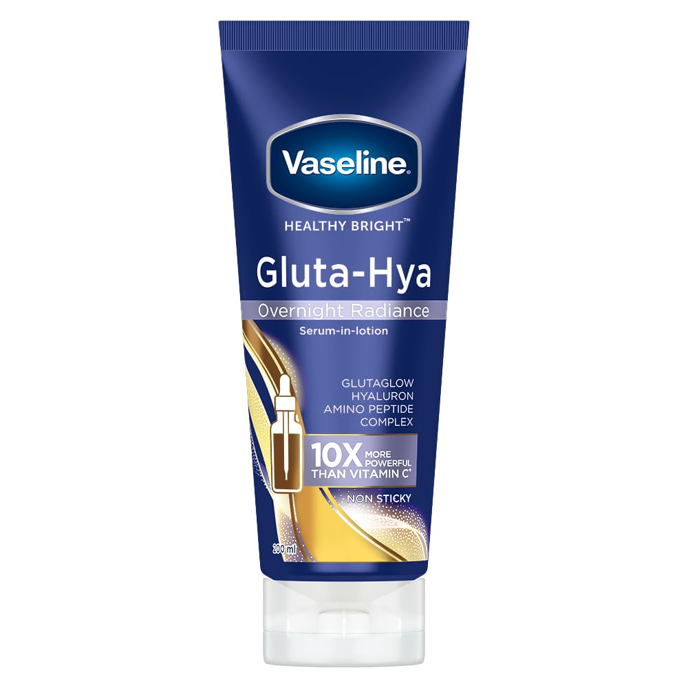 Amazon | Vaseline Gluta-Hya Serum Burst Lotion overnight radiance