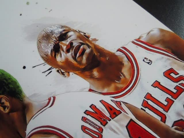 Amazon.co.jp: A4 額付き ポスター マイケルジョーダン 23 Michael