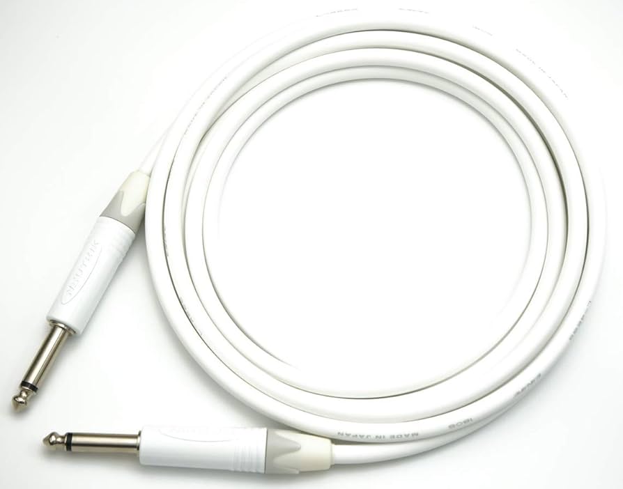 Amazon | CANARE カナレ L-4E6S ホワイトカラーギターシールド (1m