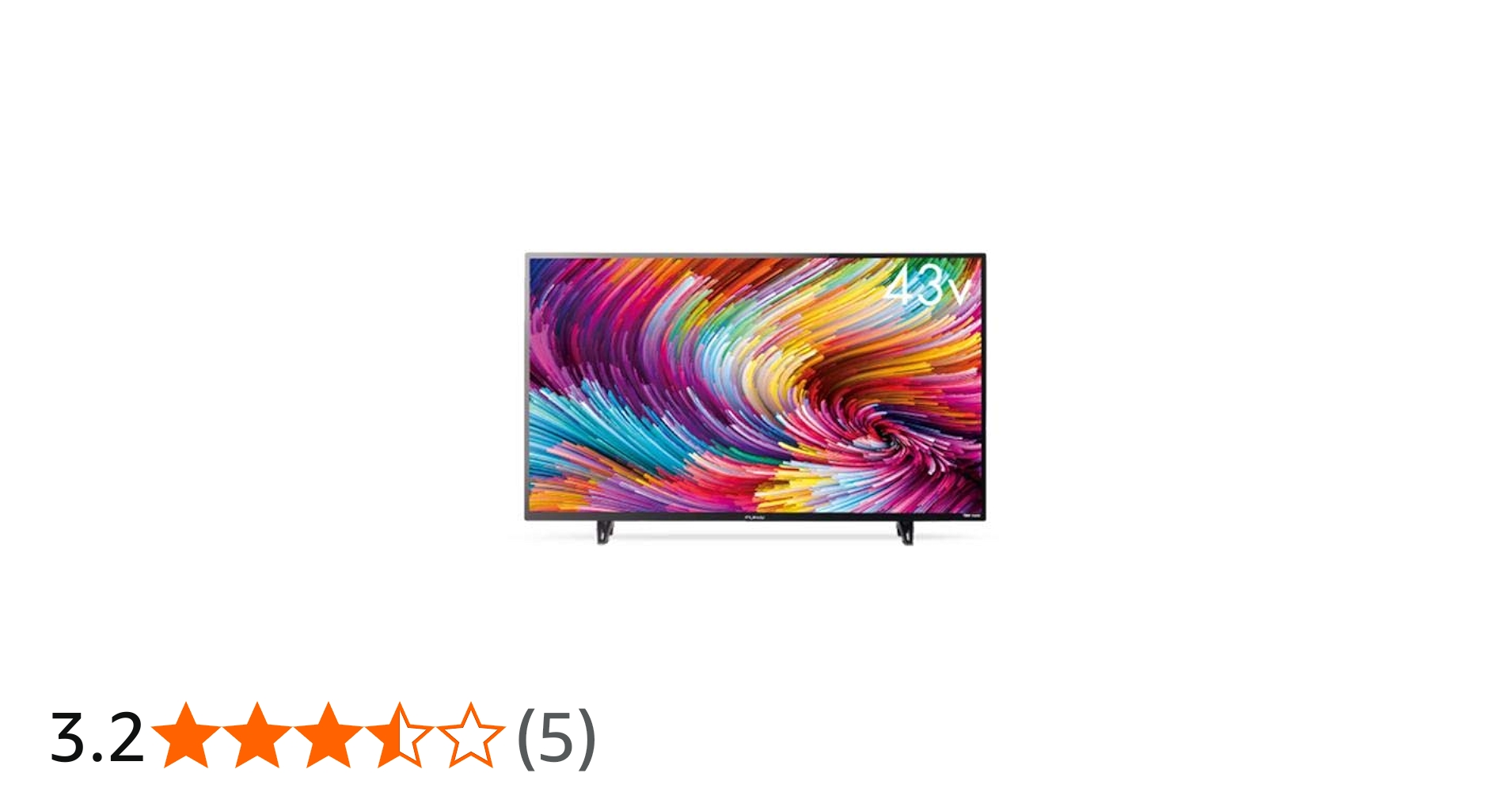 Amazon.co.jp: フナイ 43V型 4K 対応 テレビ ダブルチューナー 外付け